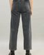 Charcoal Black No Gap Wide Jeans