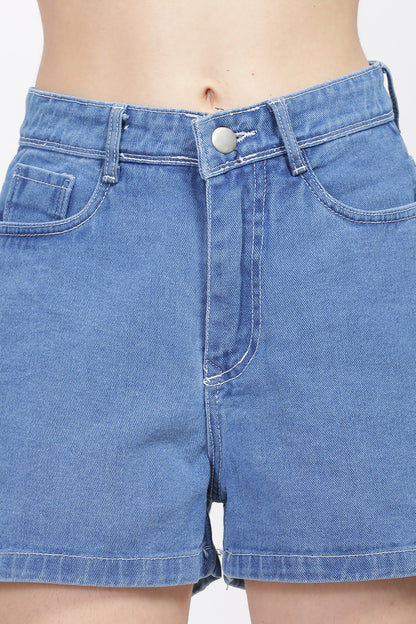 Light Blue Hot Shorts