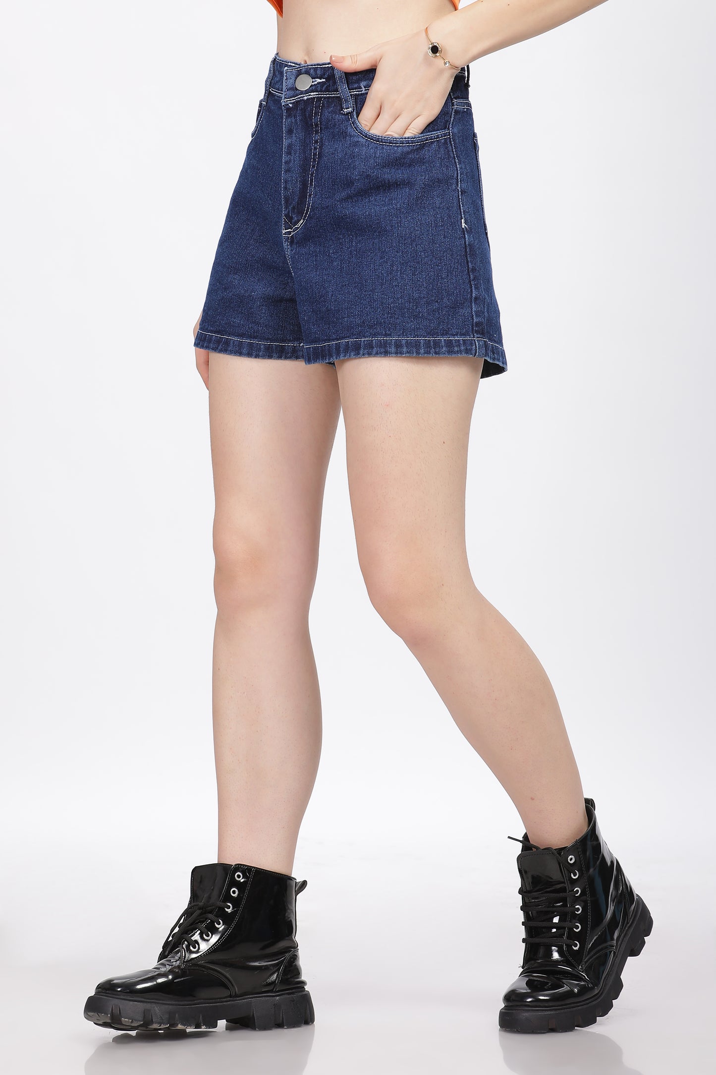 Dark Blue Hot Shorts