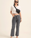 Grey Stretch Relaxed Fit Women's Jeans